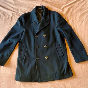 J Crew Pea Coat - Navy Blue Color